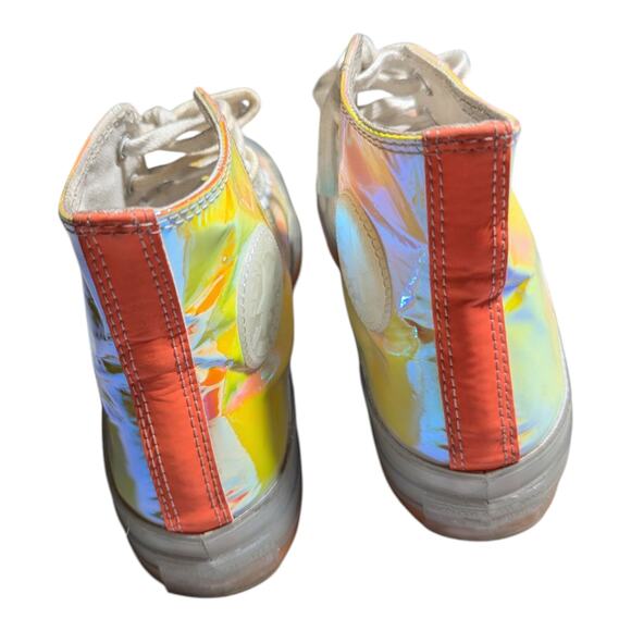Converse All Star Chuck 70 Hi Iridescent High Top Lace Up Sneakers M 7 W 9 - Picture 3 of 6